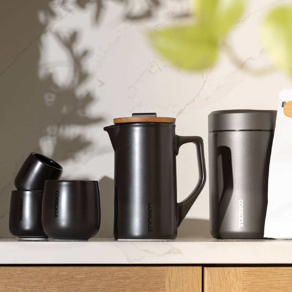 Ceramic French Press - Bright Travel Pick Pack